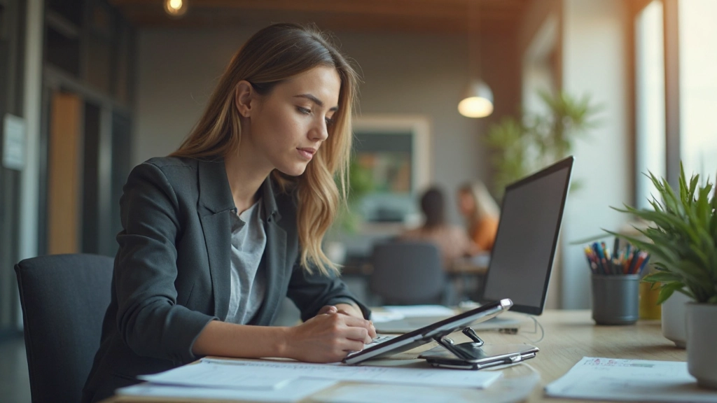 Интерфейс системы управления проектами и заметками на мониторе