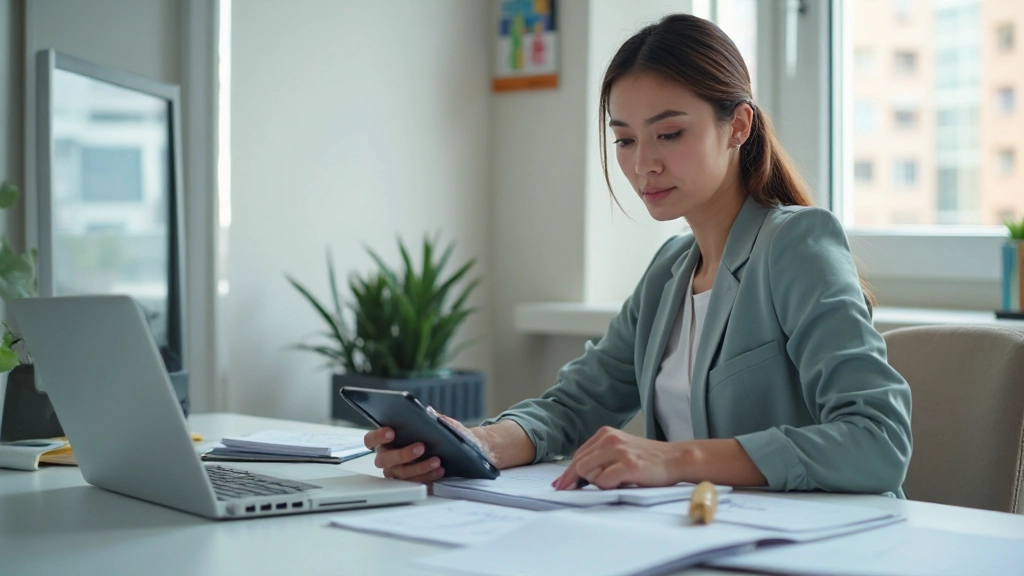Профессиональное рабочее пространство с цифровыми инструментами и планшетом